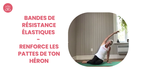 Série Yoga avec Bandes de résistance élastiques